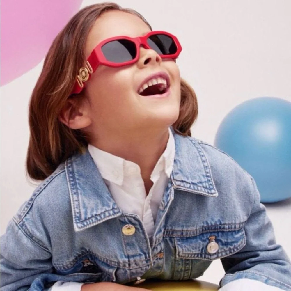VERSACE CHILDREN BIGGIE MEDUSA SUNGLASSES, MINI ME SUNNIES, SAME QUALITY, FUN